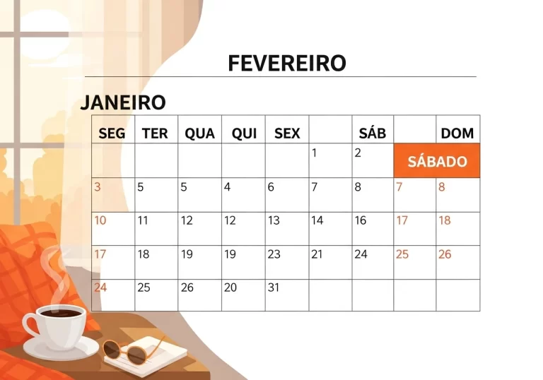 quantos sábados no mês